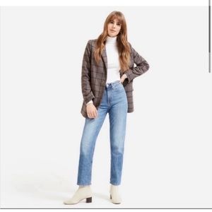 Everlane high rise straight jean size 27